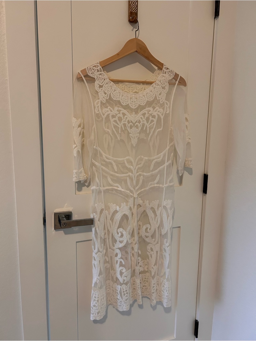 White Lace Sheer Dress / Cover-Up – Boutique from Greece